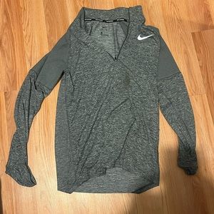 Grey Nike Quarter Zip Size S